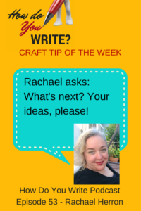 In this episode, learn which crime Rachael tried to commit in Canada, as she reevaluates her writing life. 
